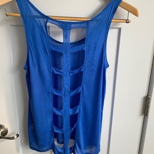 Others Follow Tank Shirt with Cut Open Back